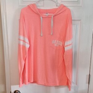 Exist San Diego California Women's Cotton Lightweight T-shirt Hoodie a100